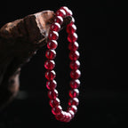 Buddha & Karma Red Garnet Stone Bracelet - Reignite Your Passion & Love