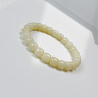 (White Jade Bodhi) Original White Jade Bodhi Bracelet 9*10mm