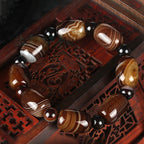 Fortune Jewel Natural Sardonyx Courage Happiness Bracelet