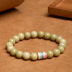 Fortune Jewel Natural Alashan Agate Encourage Bracelet
