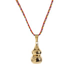 Buddha Stones Tibetan Yin Yang Symbol Gourd Harmony Titanium Steel Necklace Pendant Fortune Jewel
