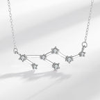 Fortune Jewel 925 Sterling Silver 12 Constellations of the Zodiac Astrology Blessing Necklace Pendant