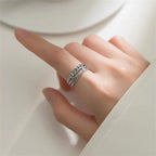 Fortune Jewel Copper Coin Wealth Luck Ring