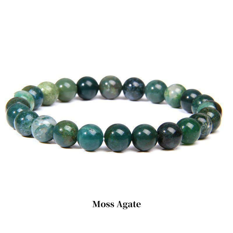 Fortune Jewel Natural Stone Quartz Healing Beads Bracelet
