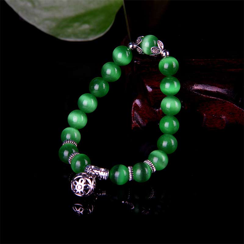 Fortune Jewel Tibetan Cat Eye Lucky Bracelet