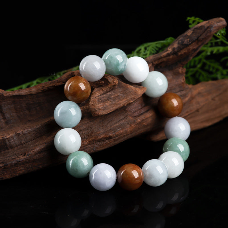 Fortune Jewel Natural Jade Healing Protection Bracelet