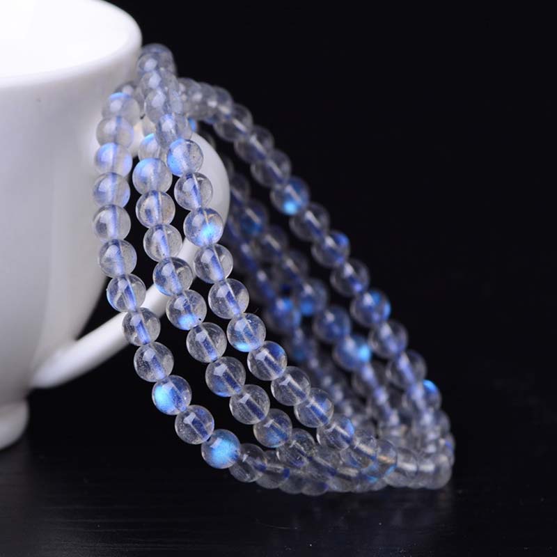 Fortune Jewel Natural Moonstone Healing Beads Bracelet