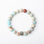 Indian Agate Green Agate Dog Paw Positive Calm Bracelet Fortune Jewel