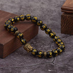 Fortune Jewel Tibetan Buddha Mantra Amulet Bracelet Fortune Jewel