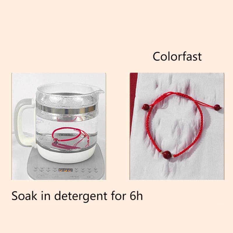 Fortune Jewel Lucky Cinnabar Bead Blessing Red String Bracelet