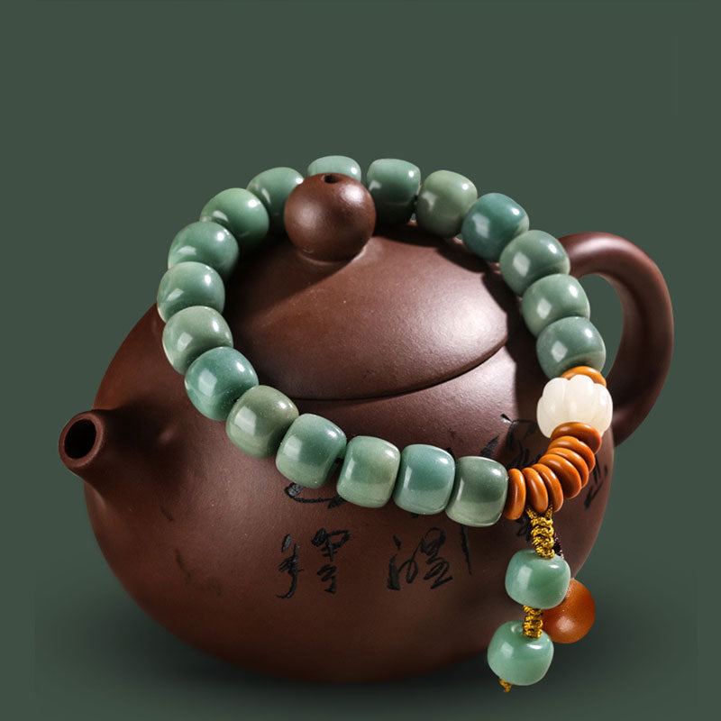 Fortune Jewel Cyan Bodhi Seed Success Bracelet