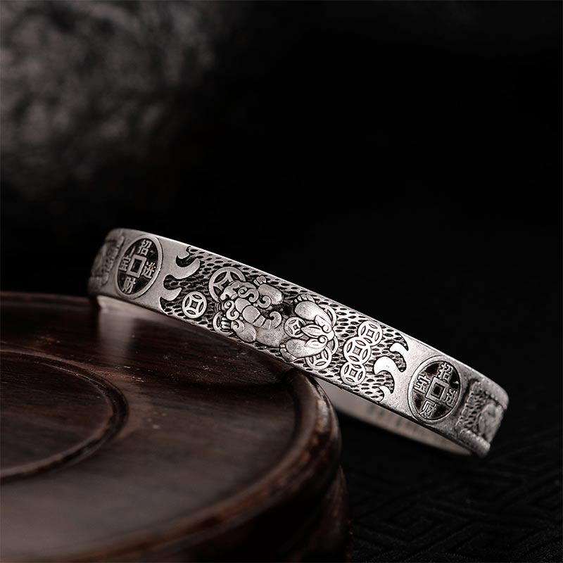 Fortune Jewel FengShui Lucky PiXiu Protection Adjustable Bracelet