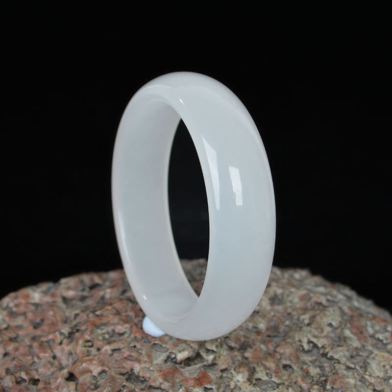 Fortune Jewel Natural Golden Silk Jade Wealth Luck Bracelet Bangle