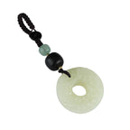 Fortune Jewel PiXiu Jade Peace Buckle Abundance Wealth Key Chain