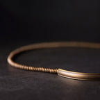 Fortune Jewel Vintage Lava Rock Copper Support Bracelet