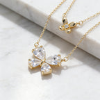 925 Sterling Silver Double Layer Butterfly Bow Necklace