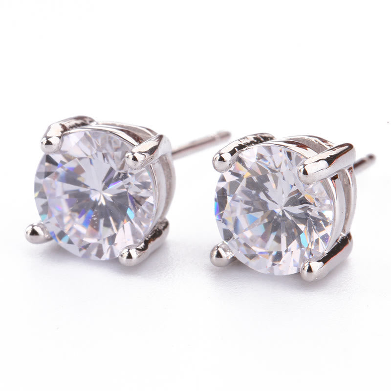 Fortune Jewel Natural Various Gemstone Amethyst Love Earrings