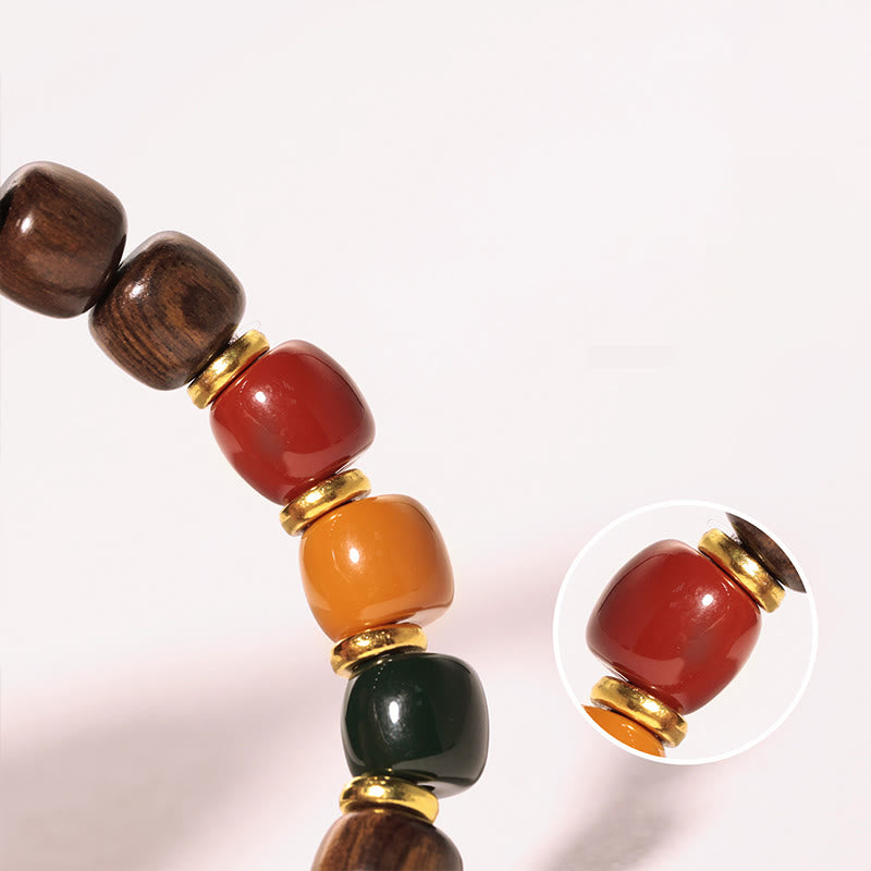 Fortune Jewel Ebony Wood Rosewood Peace Balance Bracelet
