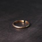 Buddha Stones Tibetan Vintage Texture Design Copper Luck Couple Ring