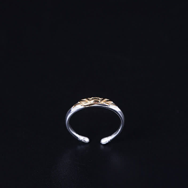 Fortune Jewel 925 Sterling Silver Lotus Flower New Beginning Ring Fortune Jewel