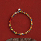 Fortune Jewel "May you be healthy and happy" Lucky Multicolored Bracelet