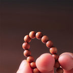 Fortune Jewel Sandalwood Hetian Jade Protection Double Wrap Bracelet