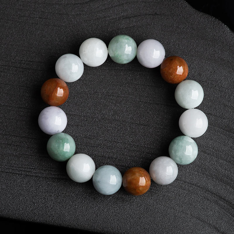 Fortune Jewel Natural Jade Healing Protection Bracelet