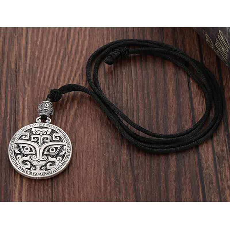 Fortune Jewel Lucky FengShui Mythological Creature Taotie Wealth Necklace Pendant