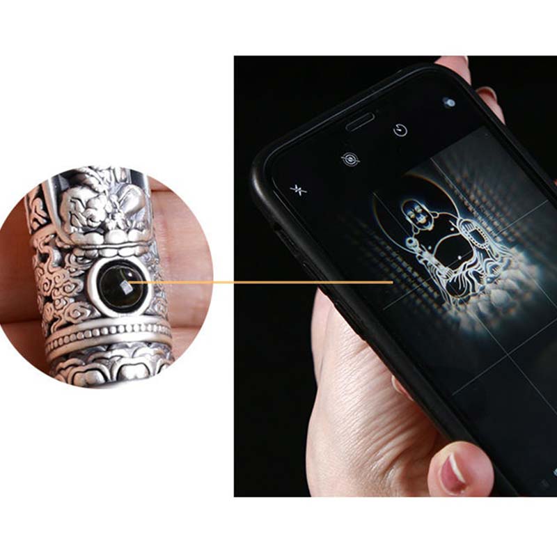 Fortune Jewel Chinese Zodiac Natal Buddha Projection Prosperity Necklace Pendant Fortune Jewel