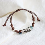 Fortune Jewel Tibet Ceramic Bead Wealth String Bracelet