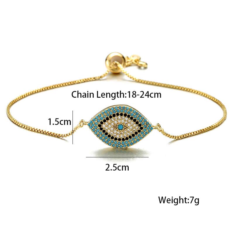 Fortune Jewel Evil Eye Protection Healing Bracelet