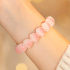 Fortune Jewel Natural Bodhi Seed Lovely Paw Lucky Cat Paw Peace Bracelet