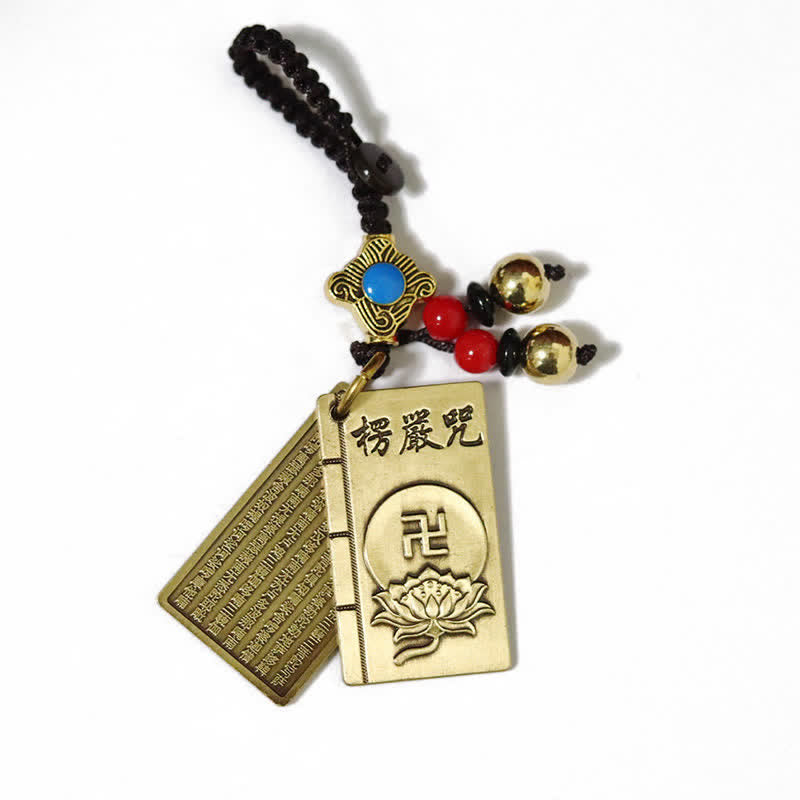 Fortune Jewel Feng Shui Yin Yang Bagua Wenchang Pen Pagoda Prayer Wheel Keychain Fortune Jewel
