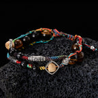 Fortune Jewel 925 Sterling Silver Tiger's Eye Bodhi Seed Handmade Courage Bracelet