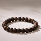 Premium Agarwood Lantern Bead Bracelet for Men and Women