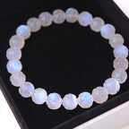 Fortune Jewel Natural Moonstone Lotus Love Bracelet