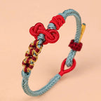 Fortune Jewel Handmade Wenchang Knot Luck Strength Braided Rope Bracelet
