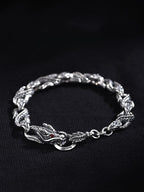 Buddha3bodhi S925 Silver Bracelet Dragon Bone Bracelet