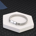 Fortune Jewel Fish Scale Magnetic Buckle Titanium Steel Balance Bracelet Bangle