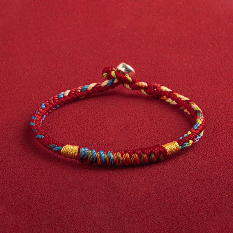 Fortune Jewel "May You Be Safe And Lucky In The Year Ahead" Multicolored Bracelet