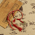 Fortune Jewel Mountain Ghosts Spend Money Wealth Prosperity Handmade Braided Bracelet