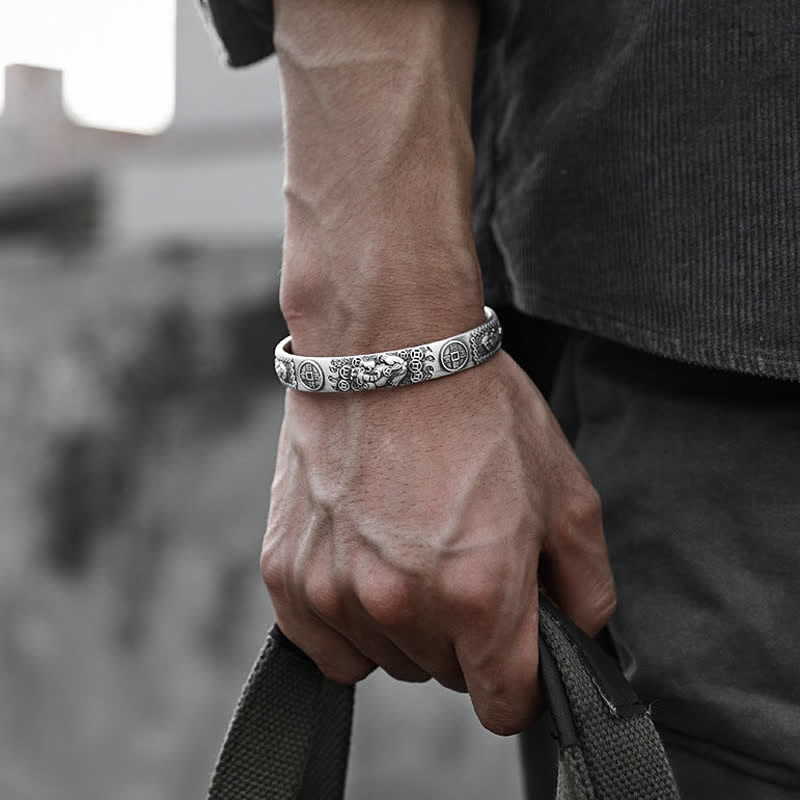 Fortune Jewel FengShui Lucky PiXiu Protection Adjustable Bracelet