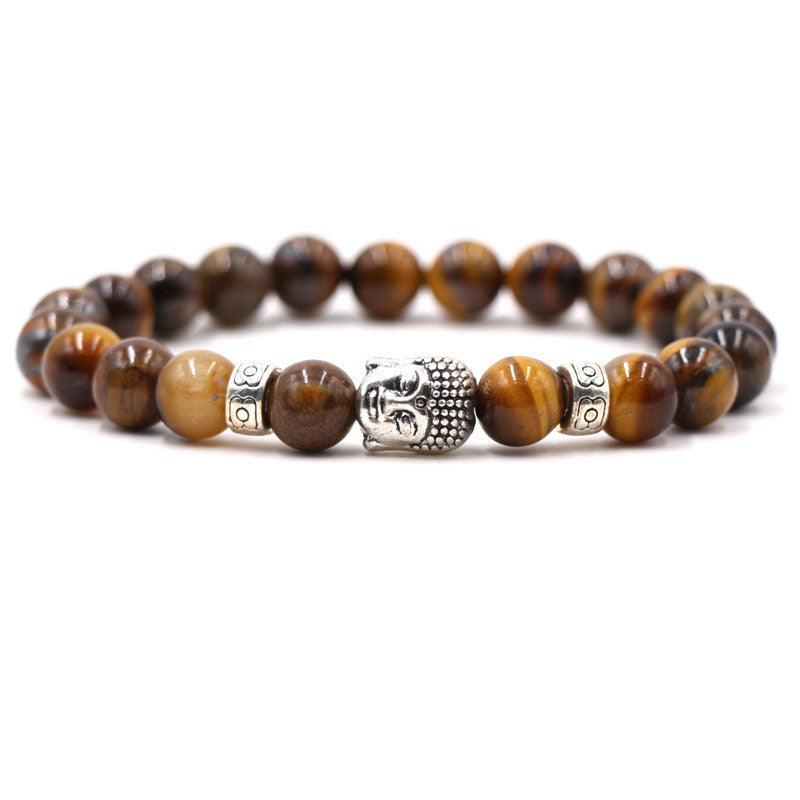 Fortune Jewel Purple Agate Protection Bracelet