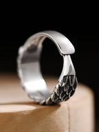 Buddha3bodhi Vintage 925 Silver Dragon Scale Ring