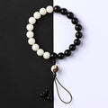 Fortune Jewel Ebony YinYang Protection Bracelet Decoration
