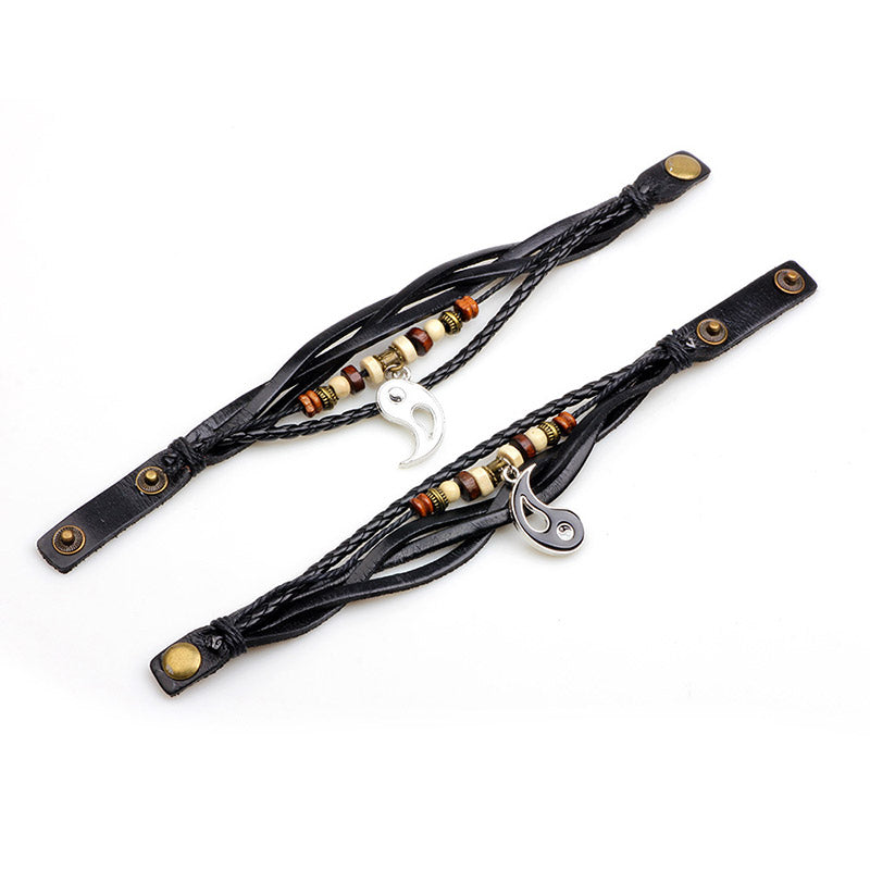 Yin Yang Pendant Couple Balance Bracelet Fortune Jewel