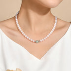 Fortune Jewel 925 Sterling Silver Natural Pearl Jade Healing Necklace Bracelet Earrings With Gift Box