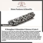 Fortune Jewel  Triangle Knot Triquetra Titanium Steel Calm Rotatable Ring