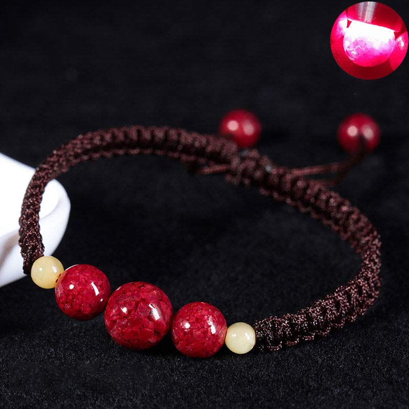 Fortune Jewel Cinnabar Blessing Red String Bracelet For Kids