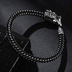 Fortune Jewel Dragon Titanium Steel Protection Luck Bracelet Fortune Jewel